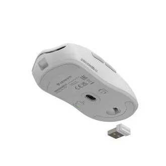 Gaming miška Genesis ZIRCON 500 G2/Nemščina/Optični/10.000 DPI/USB BT/bela Gaming miška Genesis ZIRCON 500 G2/Nemščina/Optični/10.000 DPI/USB BT/bela