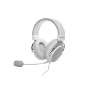 Gaming slušalke z mikrofonom Genesis TORON 301/Stereo/Jack/Wire/Stand/White