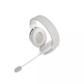 Gaming slušalke z mikrofonom Genesis TORON 301/Stereo/Jack/Wire/Stand/White