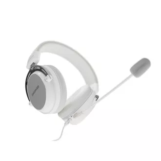 Gaming slušalke z mikrofonom Genesis TORON 301/Stereo/Jack/Wire/Stand/White