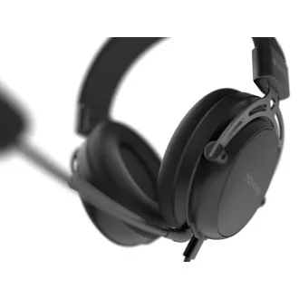 Gaming slušalke z mikrofonom Genesis TORON 301/Stereo/Jack/Wire/Stand/Black