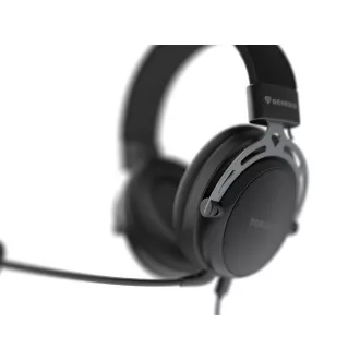 Gaming slušalke z mikrofonom Genesis TORON 301/Stereo/Jack/Wire/Stand/Black