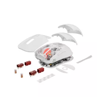 Genesis Gaming brezžična miška ZIRCON XIII/Gaming/Optical/26,000 DPI/Wireless USB/White