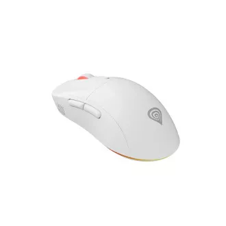 Genesis Gaming brezžična miška ZIRCON XIII/Gaming/Optical/26,000 DPI/Wireless USB/White