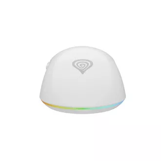 Genesis Gaming brezžična miška ZIRCON XIII/Gaming/Optical/26,000 DPI/Wireless USB/White