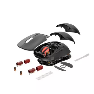 Genesis Gaming brezžična miška ZIRCON XIII/Gaming/Optical/26,000 DPI/Wireless USB/Black