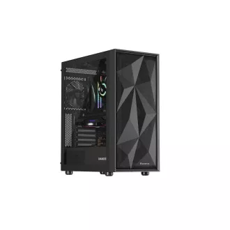 Računalniško ohišje Genesis DIAXID 605F/Midi Tower/Transpar/Black