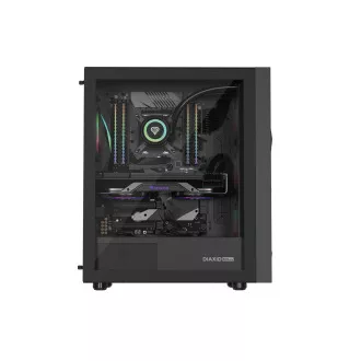 Računalniško ohišje Genesis DIAXID 605 ARGB/Midi Tower/Transpar/Black