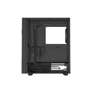 Računalniško ohišje Genesis DIAXID 605 ARGB/Midi Tower/Transpar/Black