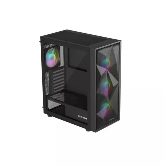 Računalniško ohišje Genesis DIAXID 605 ARGB/Midi Tower/Transpar/Black