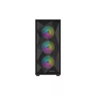 Računalniško ohišje Genesis DIAXID 605 ARGB/Midi Tower/Transpar/Black