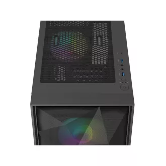 Računalniško ohišje Genesis DIAXID 605 ARGB/Midi Tower/Transpar/Black