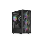 Računalniško ohišje Genesis DIAXID 605 ARGB/Midi Tower/Transpar/Black