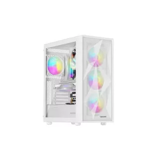 Računalniško ohišje Genesis DIAXID 605 ARGB/Midi Tower/Transpar./White