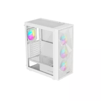 Računalniško ohišje Genesis DIAXID 605 ARGB/Midi Tower/Transpar./White