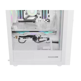 Računalniško ohišje Genesis DIAXID 605 ARGB/Midi Tower/Transpar./White