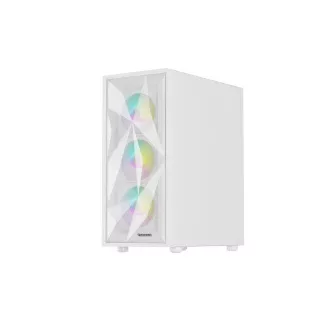 Računalniško ohišje Genesis DIAXID 605 ARGB/Midi Tower/Transpar./White