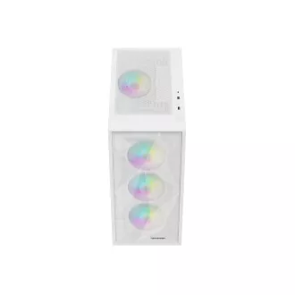 Računalniško ohišje Genesis DIAXID 605 ARGB/Midi Tower/Transpar./White