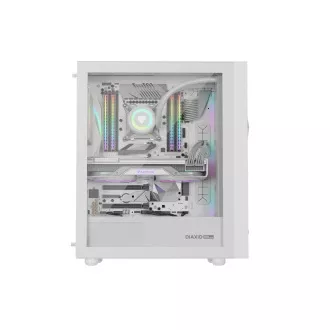 Računalniško ohišje Genesis DIAXID 605 ARGB/Midi Tower/Transpar./White