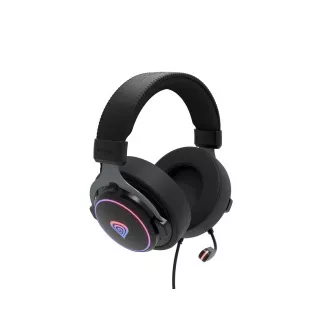 Gaming slušalke z mikrofonom Genesis NEON 764/7.1/USB/Wire/Stand/Black