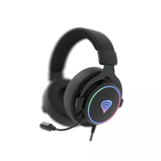 Gaming slušalke z mikrofonom Genesis NEON 764/7.1/USB/Wire/Stand/Black