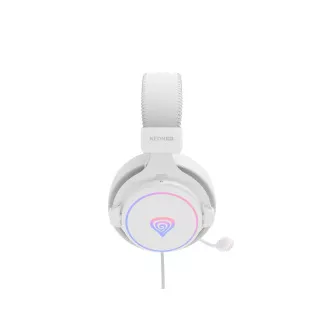 Gaming slušalke z mikrofonom Genesis NEON 764/7.1/USB/Wire/Stand/White