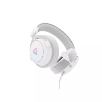 Gaming slušalke z mikrofonom Genesis NEON 764/7.1/USB/Wire/Stand/White