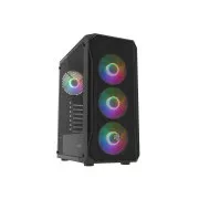 PC ohišje Fury SHOBO/Midi Tower/Transpar./Črna
