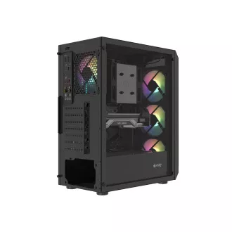 PC ohišje Fury SHOBO/Midi Tower/Transpar./Črna