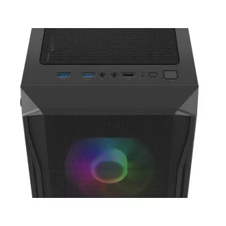 PC ohišje Fury SHOBO/Midi Tower/Transpar./Črna