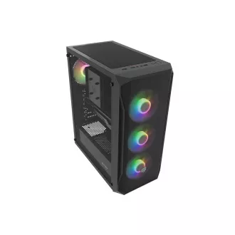 PC ohišje Fury SHOBO/Midi Tower/Transpar./Črna