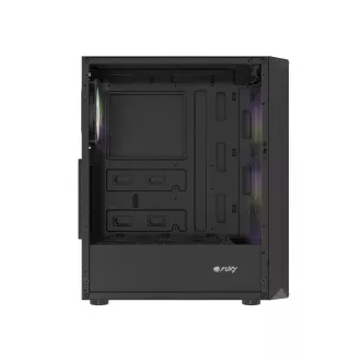 PC ohišje Fury SHOBO/Midi Tower/Transpar./Črna