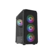 PC ohišje Fury SHOBO/Midi Tower/Transpar./Črna