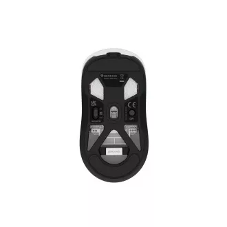 Gaming miška Genesis ZIRCON 660/Gaming/Optical/12,000 DPI/Wireless/Wireless/White