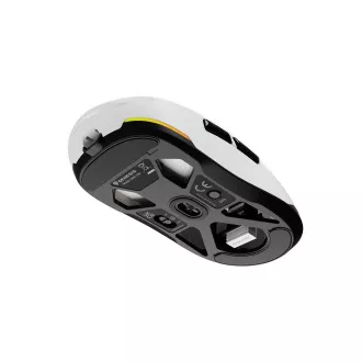 Gaming miška Genesis ZIRCON 660/Gaming/Optical/12,000 DPI/Wireless/Wireless/White