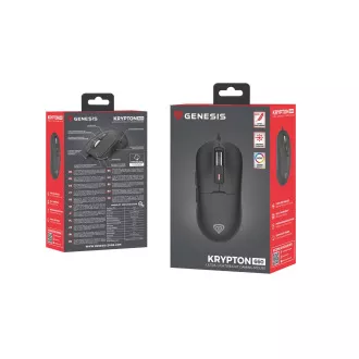 Gaming miška Genesis KRYPTON 660/nemška/optična/12.000 DPI/Wireless USB-A/črna Gaming miška Genesis KRYPTON 660/nemška/optična/12.000 DPI/Wireless USB-A/črna