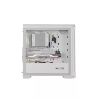 Računalniško ohišje Genesis IRID 503 ARGB LITE/Mini Tower/Transpar./Belo Računalniško ohišje Genesis IRID 503 ARGB LITE/Mini Tower/Transpar./Belo