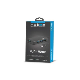 Natec Moth Hub 4x USB 3.0 HUB Natec Moth Hub 4x USB 3.0 HUB
