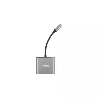 Natec večportni adapter Fowler MINI USB-C PD, USB 3.0, HDMI 4K