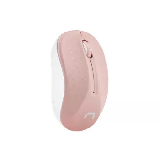 Natec Optična miška TOUCAN/1600 DPI/Testiranje/Optična/1 600 DPI/Wireless USB/White-Pink