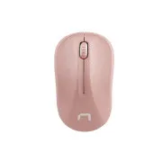 Natec Optična miška TOUCAN/1600 DPI/Testiranje/Optična/1 600 DPI/Wireless USB/White-Pink