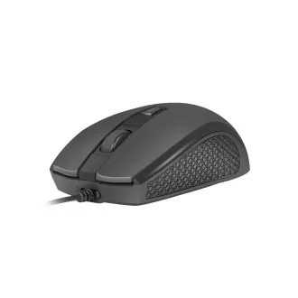 Natec Optična miška HOOPOE 2/1600 DPI/Office/Optical/1600 DPI/Wireless USB/Black
