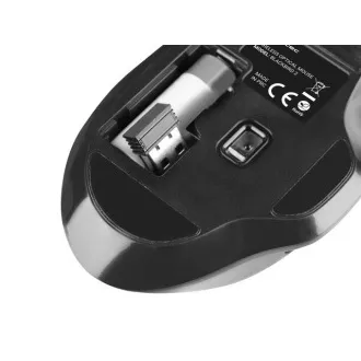 Natec Optična miška BLACKBIRD 2/1600 DPI/Office/Optical/1600 DPI/Wireless USB/Black