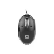 Natec Optična miška VIREO 2/1000 DPI/Office/Optical/1000 DPI/Wireless USB/Black