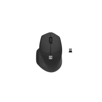 Natec optična miška SISKIN 2/Office/Optical/Right-handed/1 600 DPI/USB BT/Black Natec optična miška SISKIN 2/Office/Optical/Right-handed/1 600 DPI/USB BT/Black