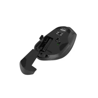 Natec optična miška SISKIN 2/Office/Optical/Right-handed/1 600 DPI/USB BT/Black Natec optična miška SISKIN 2/Office/Optical/Right-handed/1 600 DPI/USB BT/Black