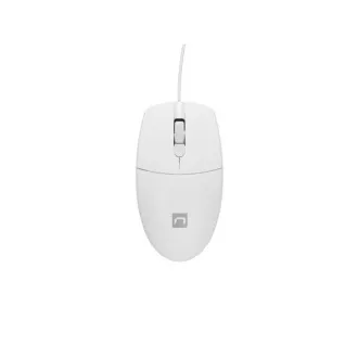 Natec optična miška RUFF 2/1 000 DPI/Office/Optical/1 000 DPI/Wireless USB/White