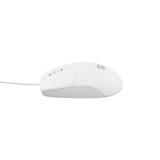 Natec optična miška RUFF 2/1 000 DPI/Office/Optical/1 000 DPI/Wireless USB/White