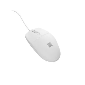 Natec optična miška RUFF 2/1 000 DPI/Office/Optical/1 000 DPI/Wireless USB/White