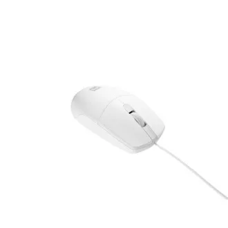 Natec optična miška RUFF 2/1 000 DPI/Office/Optical/1 000 DPI/Wireless USB/White